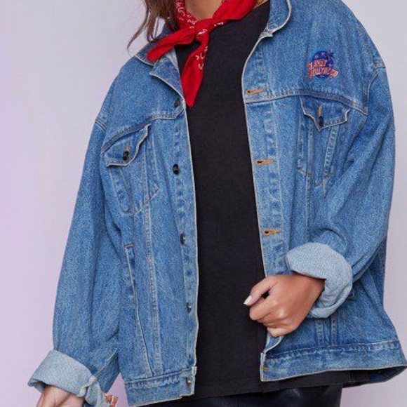 Jackets & Blazers - Vintage 90’s Planet Hollywood Orlando Denim Jacket